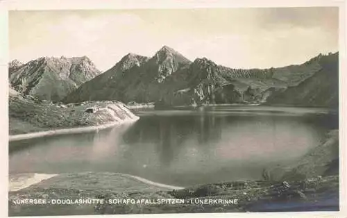 AK / Ansichtskarte  Luenersee_1969m_Vorarlberg_AT Douglashuette Schafgallspitzen Luenerkrinne