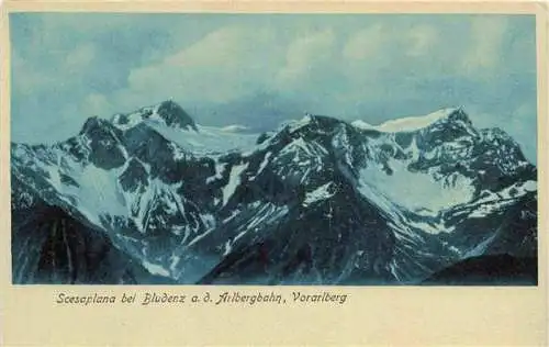 AK / Ansichtskarte  Scesaplana_GR bei Bludenz an der Arlbergbahn 