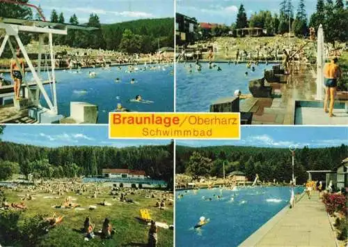 AK / Ansichtskarte  Braunlage Schwimmbad Liegewiese