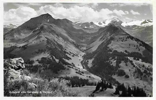 AK / Ansichtskarte  Gstaad_Saanen_BE Panorama Aussicht vom Hornberg Berner Alpen
