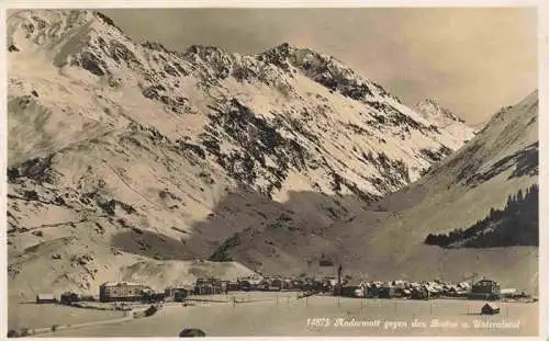 AK / Ansichtskarte  Andermatt_UR Winterpanorama Blick gegen den Badus und Unteralptal