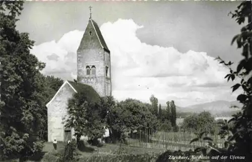 AK / Ansichtskarte  Ufenau_Ufnau_Insel_Zuerichsee_SZ Kirchlein auf der Insel