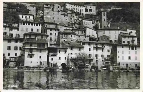 AK / Ansichtskarte  Gandria_Lago_di_Lugano Haeuserpartie am Luganersee