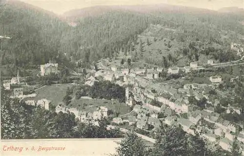 AK / Ansichtskarte  Triberg_Schwarzwald_BW Panorama Blick von der Bergstrasse