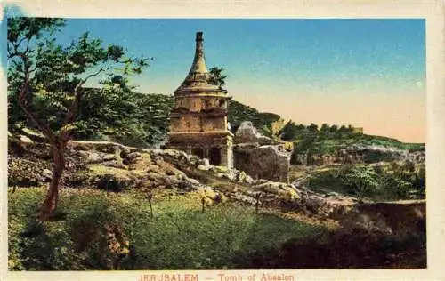 AK / Ansichtskarte  Jerusalem__Yerushalayim_Israel Tomb of Abasalon