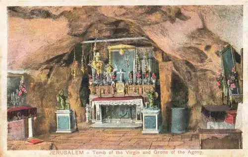 AK / Ansichtskarte  Jerusalem__Yerushalayim_Israel Tomb of the Virgin and Grotte of the Agony