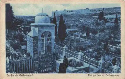 AK / Ansichtskarte  Jerusalem__Yerushalayim_Israel The Garden of Gethsemane