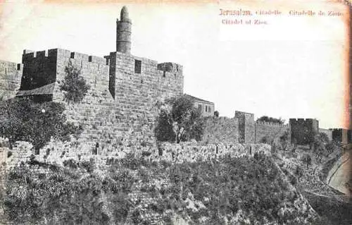 AK / Ansichtskarte  Jerusalem__Yerushalayim_Israel Citadelle de Zion