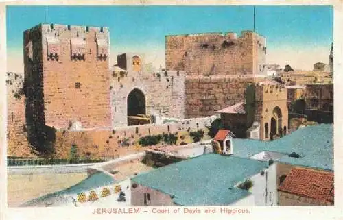 AK / Ansichtskarte  Jerusalem__Yerushalayim_Israel Court of Davis and Hippicus