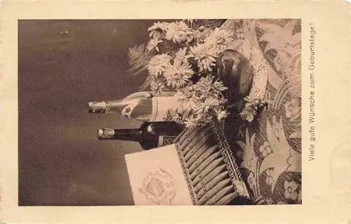 AK / Ansichtskarte  Zigarren_Zigarette_Cigar Geburtstagwuensche