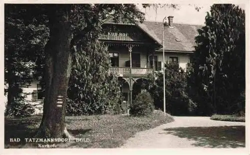 AK / Ansichtskarte  Bad_Tatzmannsdorf_Burgenland_AT Kurhof