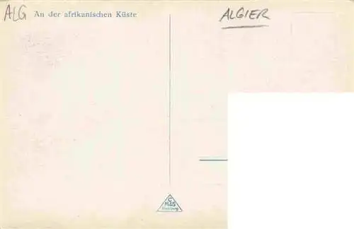 AK / Ansichtskarte  Algier_ALGER_Algerie An der afrikanischen Kueste Hafen Dampfer