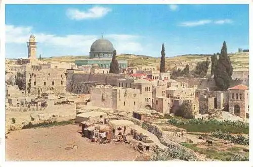 AK / Ansichtskarte  Jerusalem__Yerushalayim_Israel View of the Place of the Temple