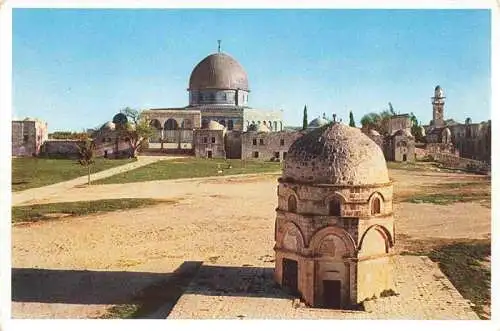 AK / Ansichtskarte  Jerusalem__Yerushalayim_Israel Place of the Temple with the Dome of the Rock