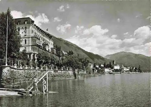 AK / Ansichtskarte  Brissago_Lago_Maggiore_TI Badesteg Hotel am See
