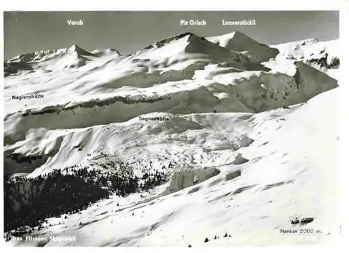 AK / Ansichtskarte  Flims_GR Panorama Flimser Skigebiet