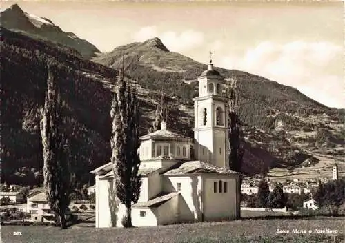 AK / Ansichtskarte  Poschiavo_GR Kirche Santa Maria