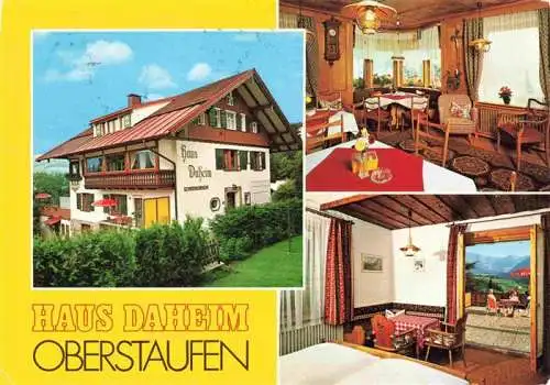 AK / Ansichtskarte  Oberstaufen Haus Daheim Gaststube Zimmer