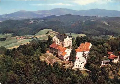 AK / Ansichtskarte  Fuerstenstein_Niederbayern Pension Schloss Englburg Fliegeraufnahme