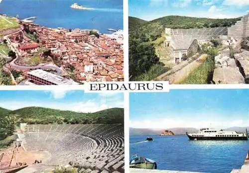 AK / Ansichtskarte  Epidaurus_Epidauros_Epidavros_Peloppones_Greece Fliegeraufnahme Teilansichten