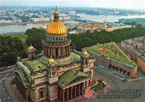 AK / Ansichtskarte 73965953 St_Petersburg__Leningrad_Petrograd_RU Blick auf die Isaak Kathedrale