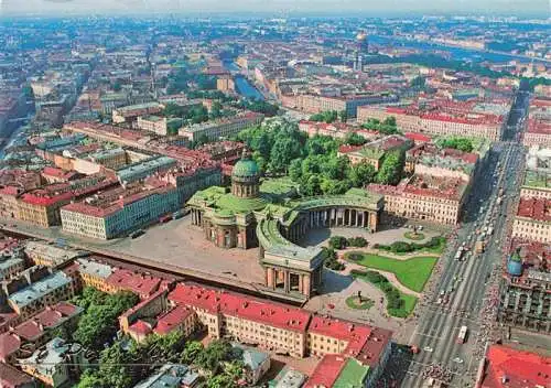 AK / Ansichtskarte  St_Petersburg__Leningrad_Petrograd_RU Newski Prospekt und Kasaner Kathedrale