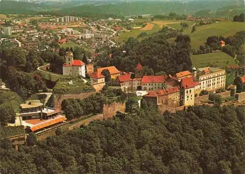 AK / Ansichtskarte  PAssAU Veste Oberhaus mit Stadtteil Grubweg Fliegeraufnahme