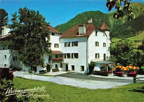 AK / Ansichtskarte  BAD_HOFGASTEIN_AT Weitmoser Schloessl mit Stammhaus der Gewerken im Goldbergbau Schlosscafe