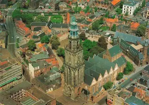 AK / Ansichtskarte  GRONINGEN_NL Martinikerk Fliegeraufnahme