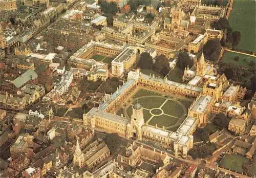 AK / Ansichtskarte 73965995 Oxford__Oxfordshire_UK Aerial View of Christ Church