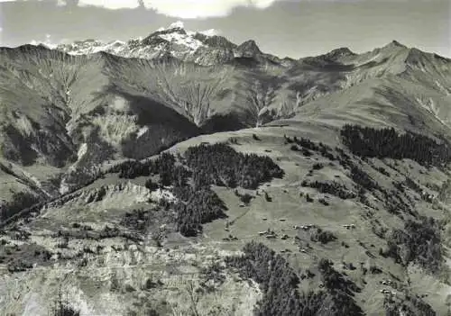 AK / Ansichtskarte  Schuders mit Scesaplana Panorama Blick vom Stelserberg Alpenpanorama