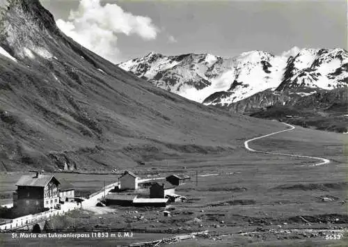 AK / Ansichtskarte  St_Maria_Lukmanierpass_1916m_Lucomagno_TI Panorama Alpen