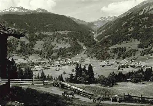 AK / Ansichtskarte  Klosters-Serneus_GR Panorama Blick gegen Madrisa und Schlappin Alpen