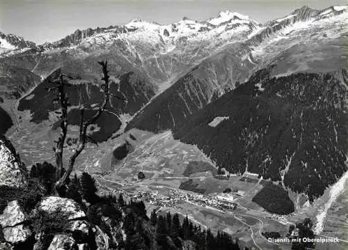 AK / Ansichtskarte  Disentis_GR Panorama mit Oberalpstock Alpen