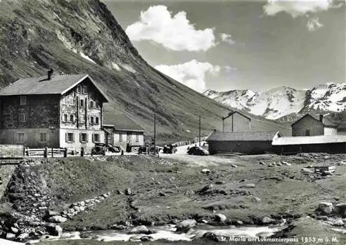 AK / Ansichtskarte  St_Maria_Lukmanierpass_1916m_Lucomagno_TI Berghotel Alpen