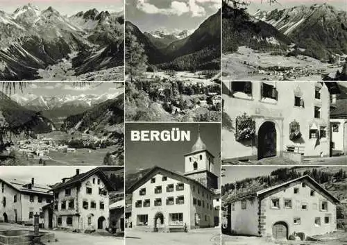 AK / Ansichtskarte  Berguen_Bravuogn_GR Ortsansichten Landschaftspanorama Alpen