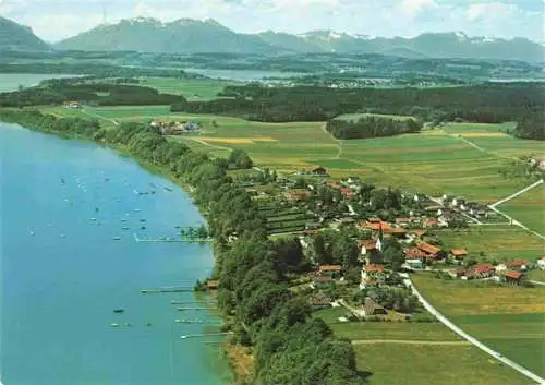 AK / Ansichtskarte  Gollenshausen_Chiemsee Fliegeraufnahme