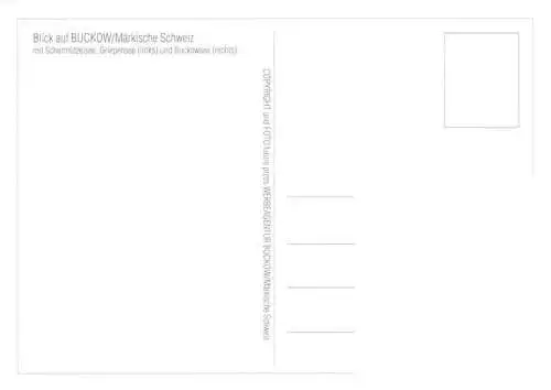 AK / Ansichtskarte  Buckow_Maerkische_Schweiz Griepensee Schermuetzelsee und Buckowsee