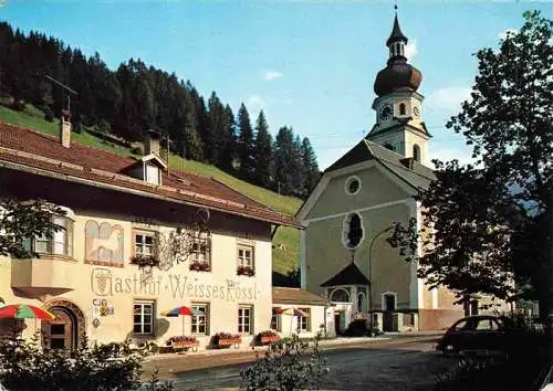 AK / Ansichtskarte  Gries_Brenner Hotel Weisses Roessl Kirche