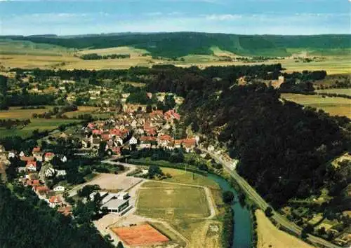 AK / Ansichtskarte  Helmarshausen Fliegeraufnahme