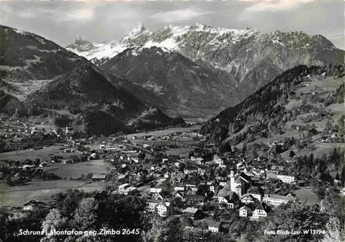 AK / Ansichtskarte 73966132 Schruns_Vorarlberg im Montafon mit Zimba