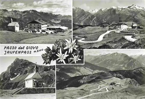 AK / Ansichtskarte  Jaufenpass_2094m_Passo_del_Giovo_IT Teilansichten Kapelle