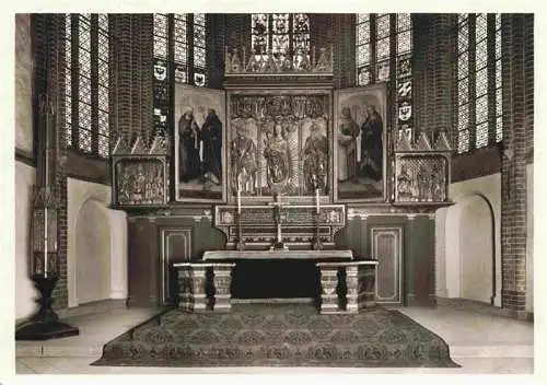 AK / Ansichtskarte 73966181 Brandenburg__Havel Dom mit Fluegelaltar und ausgeklapptem Hochaltar