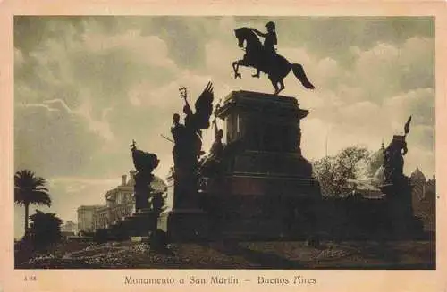 AK / Ansichtskarte 73966197 Buenos_Aires_Argentina Monumento a San Martin