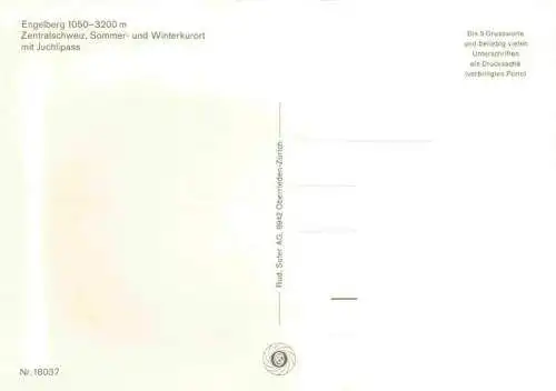 AK / Ansichtskarte  Engelberg__OW Zentralschweiz mit Juchlipass