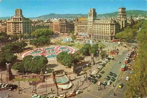 AK / Ansichtskarte 73966253 Barcelona_Cataluna_ES Plaza de Cataluna