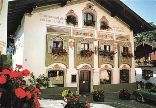 AK / Ansichtskarte  Neubeuern Haschl Alm Althistorische Gaststaette Cafe im Blumenwinkel