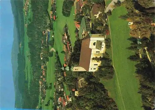 AK / Ansichtskarte  Ruhpolding Pfarrkirche St Georg Fliegeraufnahme