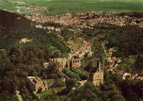 AK / Ansichtskarte  BAD_DueRKHEIM Fliegeraufnahme mit Klosterruine Limburg 