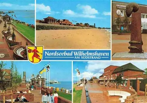 AK / Ansichtskarte 73966325 Wilhelmshaven Strandpartien Promenade